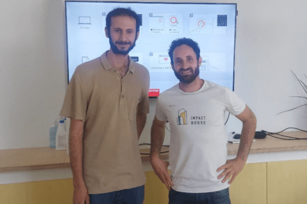 Cristiano Lopes with Maxime Zait